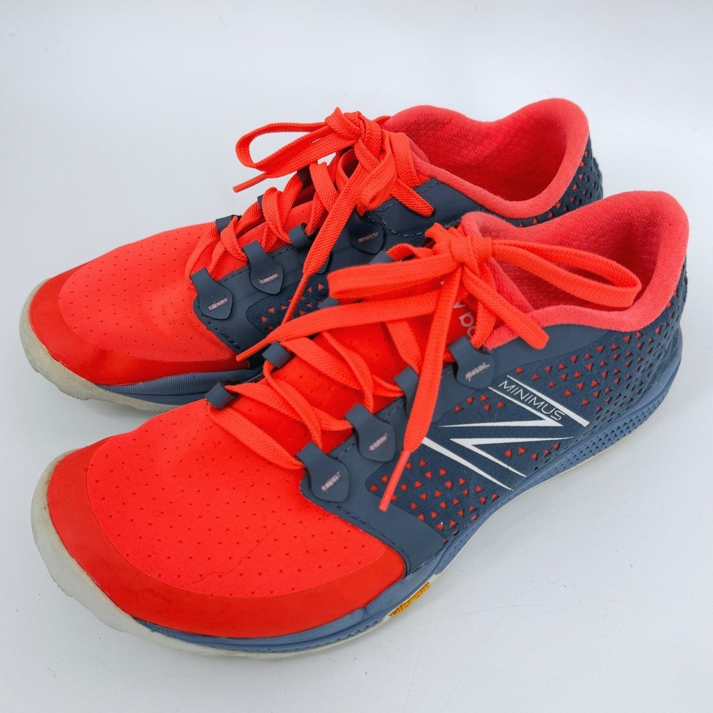 New Balance Women's Minimus 10 V4 WT10DG4 Orange Vibram Trail Running Shoes Sz 8